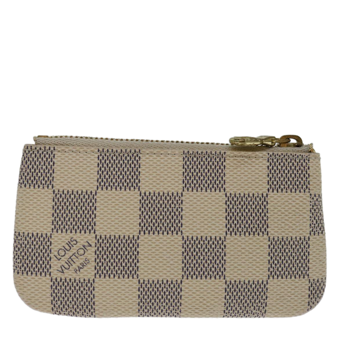 LOUIS VUITTON Damier Azur Pochette Cles Coin Purse N62659 LV Auth 69094 - 0