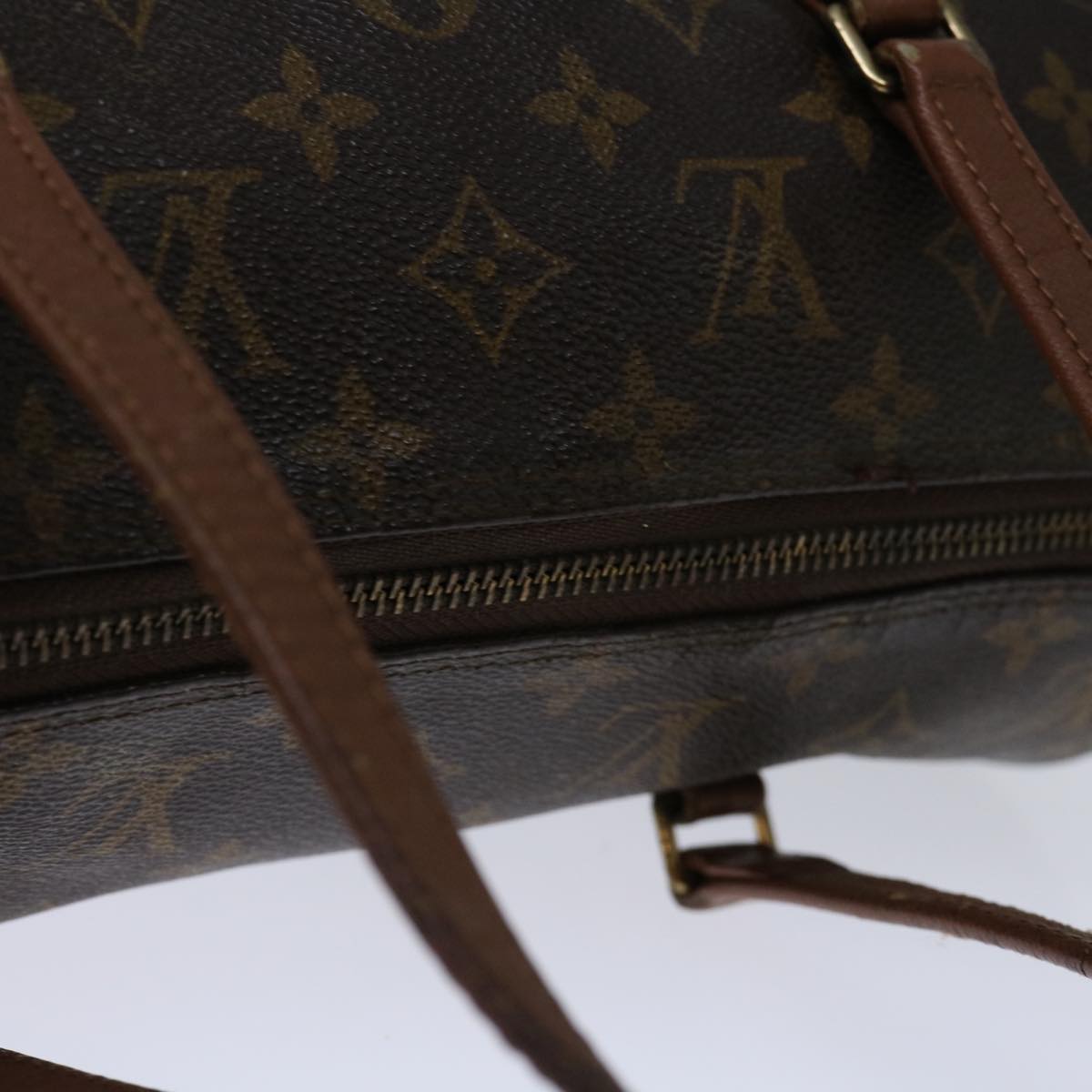 LOUIS VUITTON Monogram Papillon 30 Hand Bag M51385 LV Auth 69097