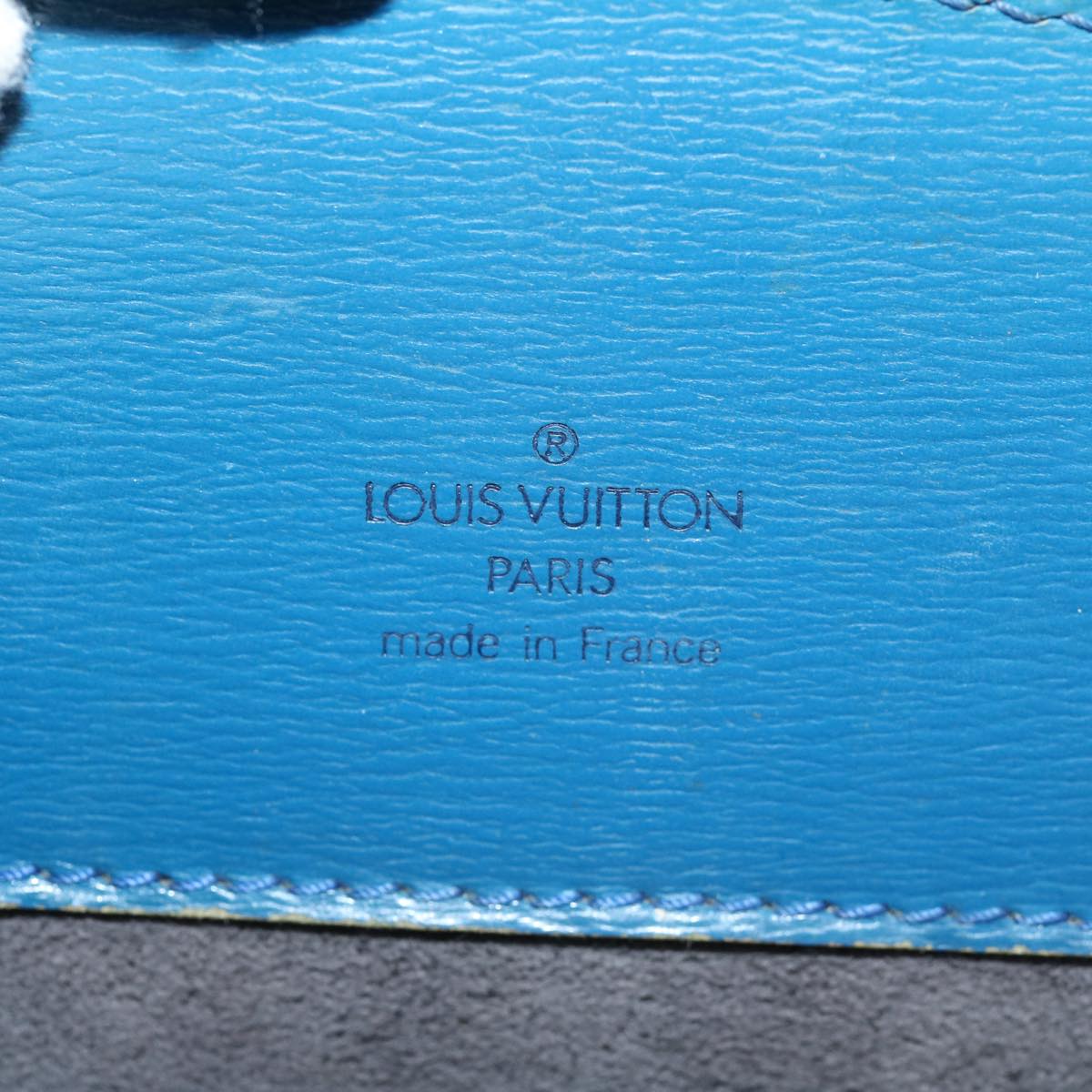 LOUIS VUITTON Epi Cluny Shoulder Bag Blue M52255 LV Auth 69099