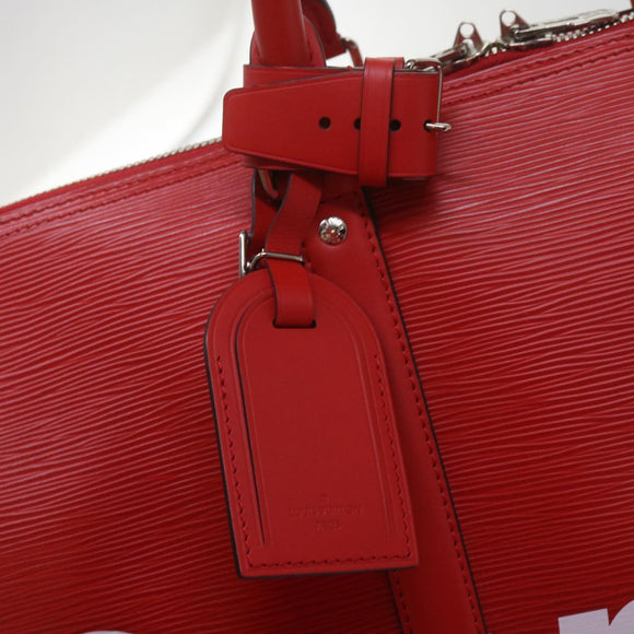 LOUIS VUITTON Epi Supreme Keepall Bandouliere 45 Bag Red M53419 LV Auth 69102SM