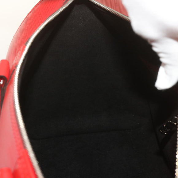 LOUIS VUITTON Epi Supreme Keepall Bandouliere 45 Bag Red M53419 LV Auth 69102SM