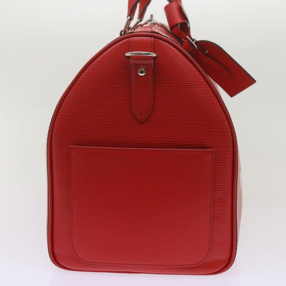 LOUIS VUITTON Epi Supreme Keepall Bandouliere 45 Bag Red M53419 LV Auth 69102SM