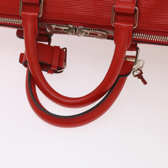 LOUIS VUITTON Epi Supreme Keepall Bandouliere 45 Bag Red M53419 LV Auth 69102SM