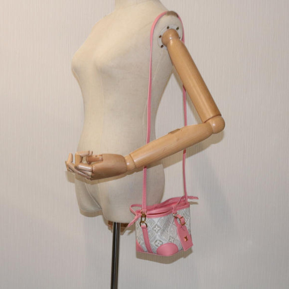 LOUIS VUITTON Pre Owned 1854 Print Noe Perth Bag Pink M81112 LV Auth 69112SAM