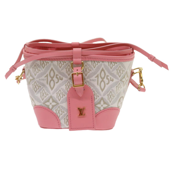 LOUIS VUITTON Pre Owned 1854 Print Noe Perth Bag Pink M81112 LV Auth 69112SAM