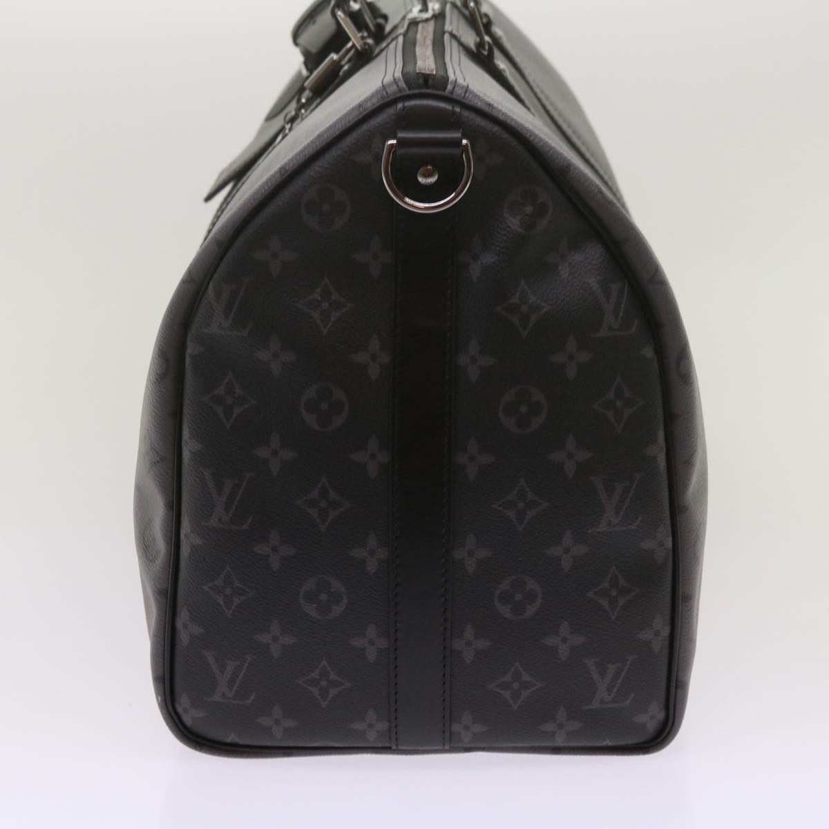 LOUIS VUITTON Eclipse Reverse Keepall Bandouliere 50 Bag M45392 LV Auth 69120A