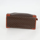 CELINE Macadam Canvas Shoulder Bag PVC Brown Auth 69135-9