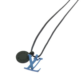 LOUIS VUITTON Collier Charms On The Go Necklace Blue M63648 LV Auth 69139 - 0