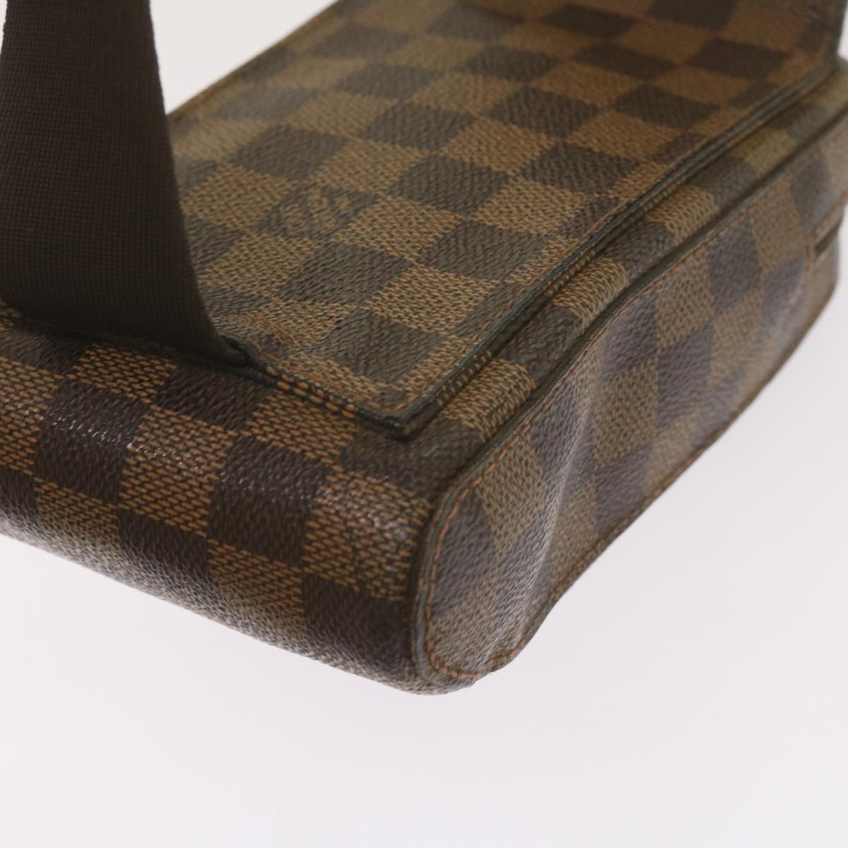 LOUIS VUITTON Damier Ebene Geronimos Shoulder Bag N51994 LV Auth 69144