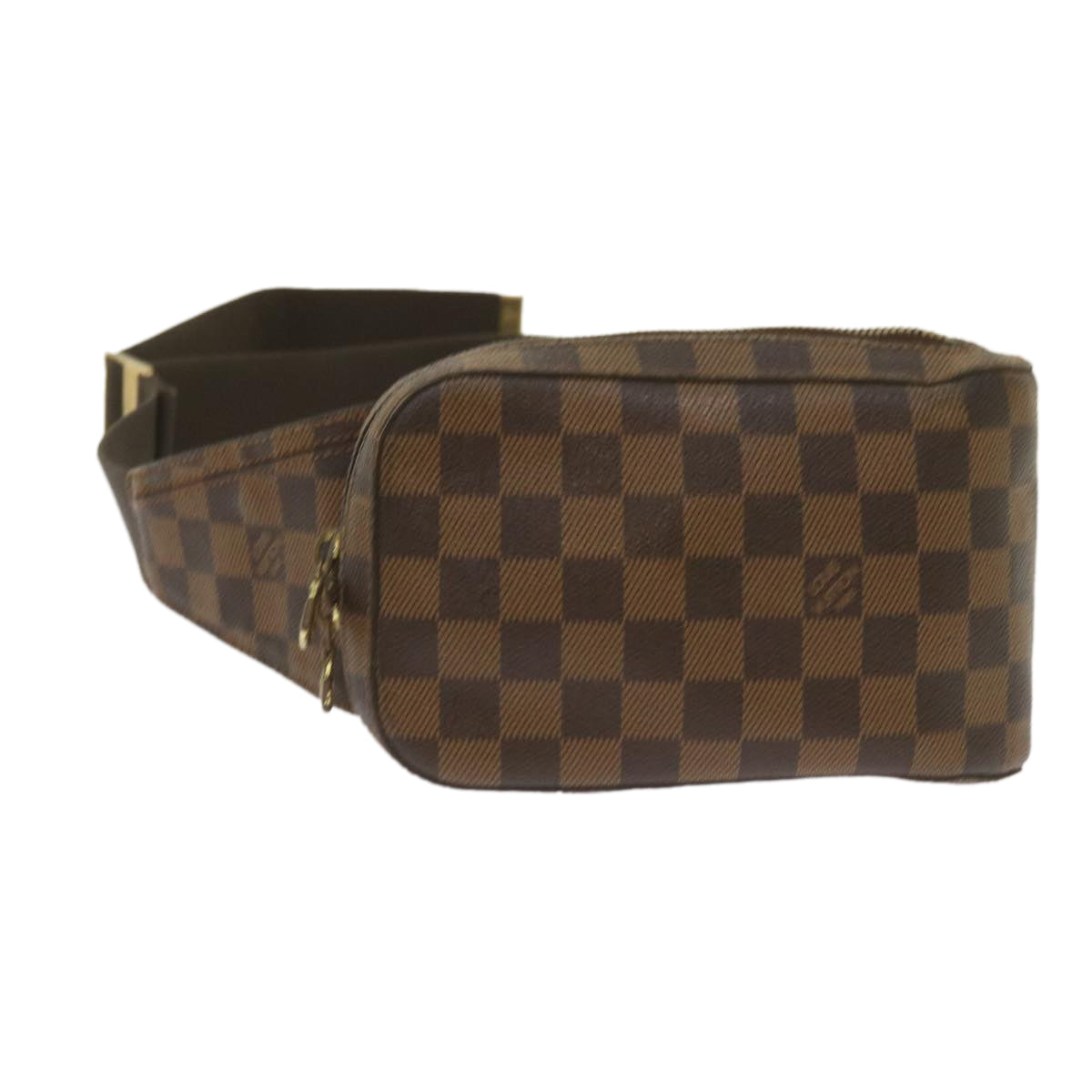 LOUIS VUITTON Damier Ebene Geronimos Shoulder Bag N51994 LV Auth 69144