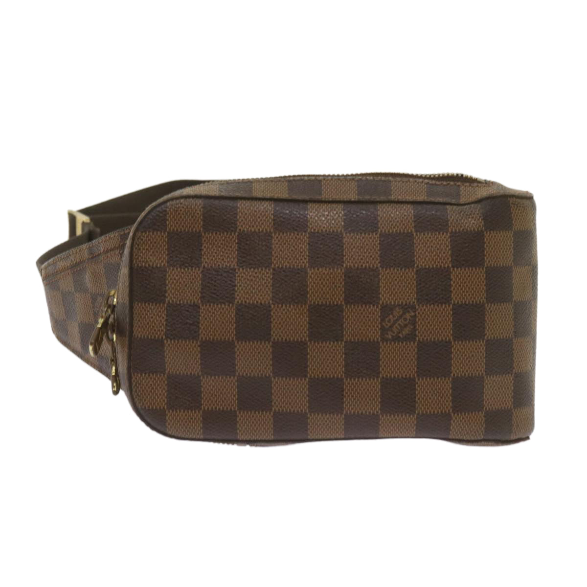 LOUIS VUITTON Damier Ebene Geronimos Shoulder Bag N51994 LV Auth 69144