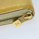 LOUIS VUITTON Monogram Vernis Bloom Wallet Beige M91015 LV Auth 69155-7