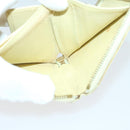 LOUIS VUITTON Monogram Vernis Bloom Wallet Beige M91015 LV Auth 69155-9