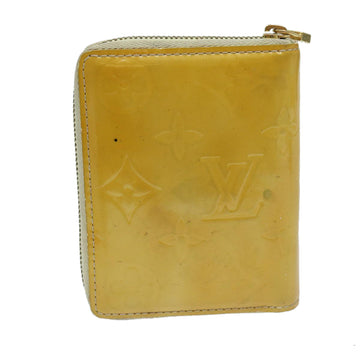 LOUIS VUITTON Monogram Vernis Bloom Wallet Beige M91015 LV Auth 69155 - 0