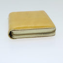 LOUIS VUITTON Monogram Vernis Bloom Wallet Beige M91015 LV Auth 69155-4