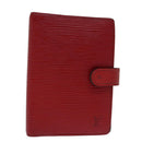 LOUIS VUITTON Epi Agenda PM Day Planner Cover Red R20057 LV Auth 69162-1