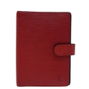 LOUIS VUITTON Epi Agenda PM Day Planner Cover Red R20057 LV Auth 69162-13
