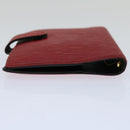 LOUIS VUITTON Epi Agenda PM Day Planner Cover Red R20057 LV Auth 69162-5