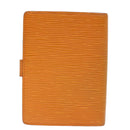 LOUIS VUITTON Epi Agenda PM Day Planner Cover Orange Mandarin R2005H Auth 69174-2