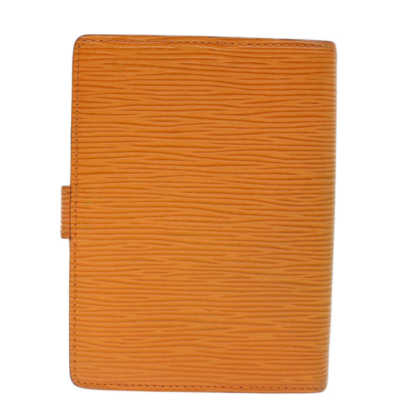 LOUIS VUITTON Epi Agenda PM Day Planner Cover Orange Mandarin R2005H Auth 69174