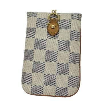 LOUIS VUITTON Damier Azur Etui Telephonne MM Cell Phone Case N60026 Auth 69185V - 0