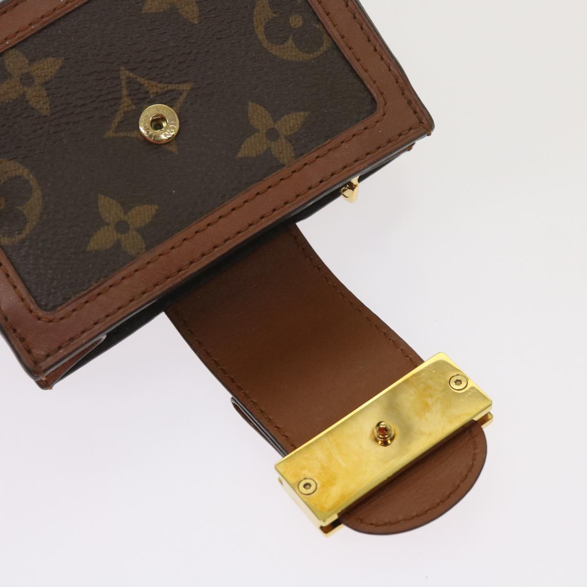 LOUIS VUITTON Monogram Reverse Dauphine Multi Cult Card Case M68751 Auth 69194A