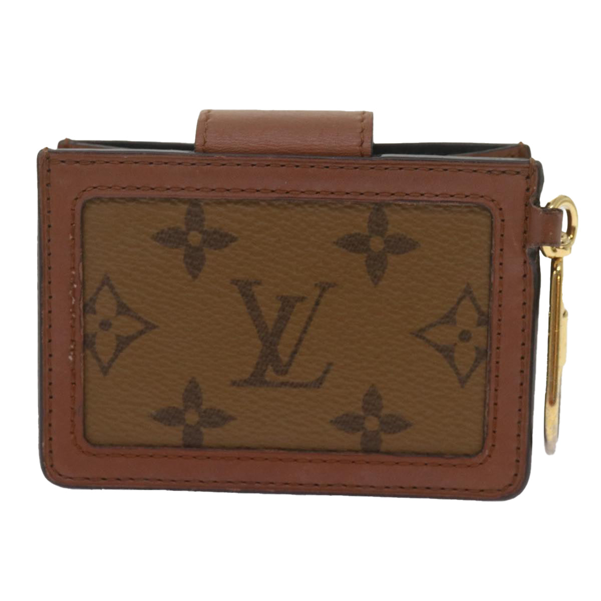 LOUIS VUITTON Monogram Reverse Dauphine Multi Cult Card Case M68751 Auth 69194A