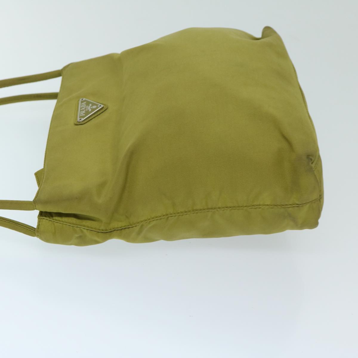 PRADA Shoulder Bag Nylon Khaki Auth 69199