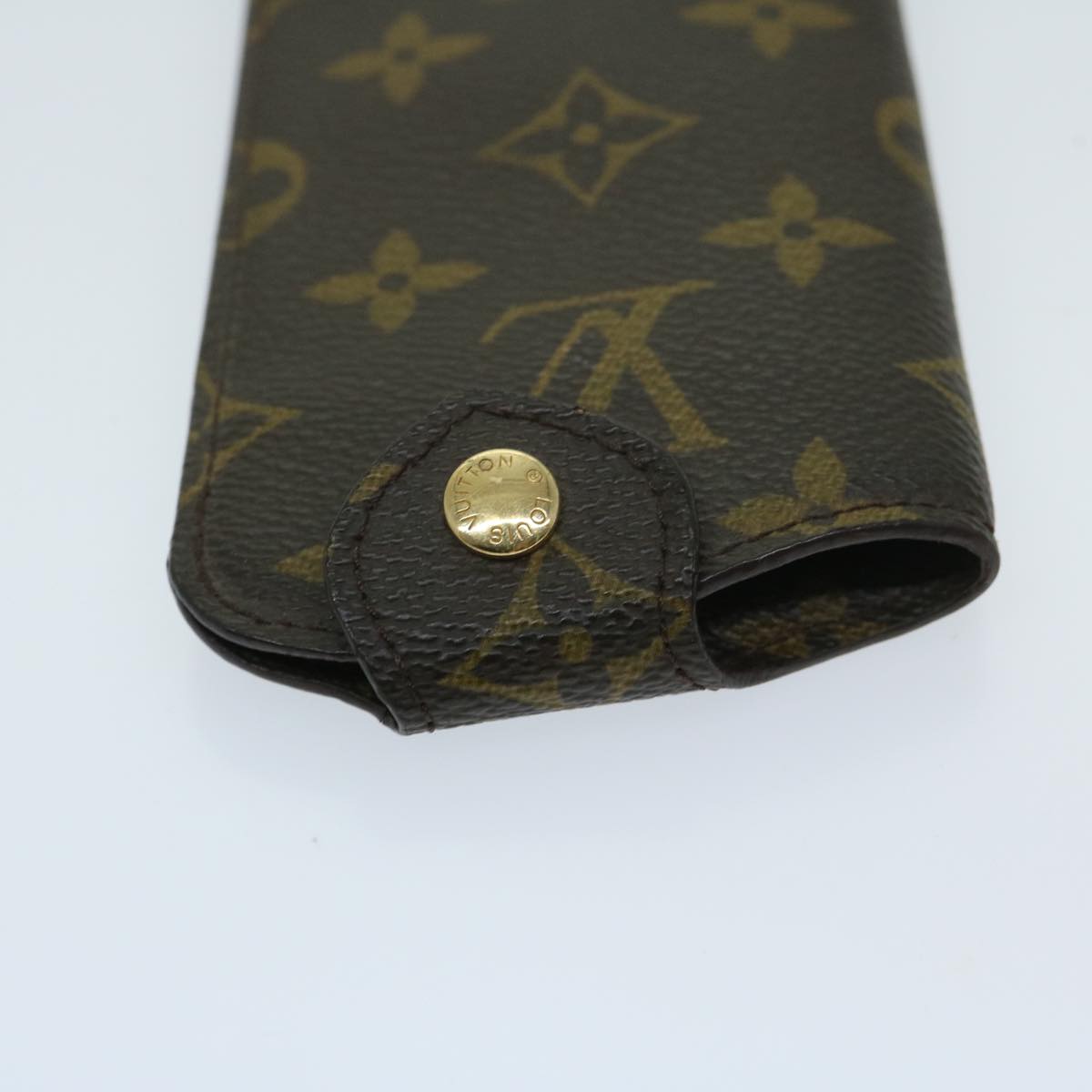 LOUIS VUITTON Monogram Etui Lunette PM Glasses Case M66545 LV Auth 69203