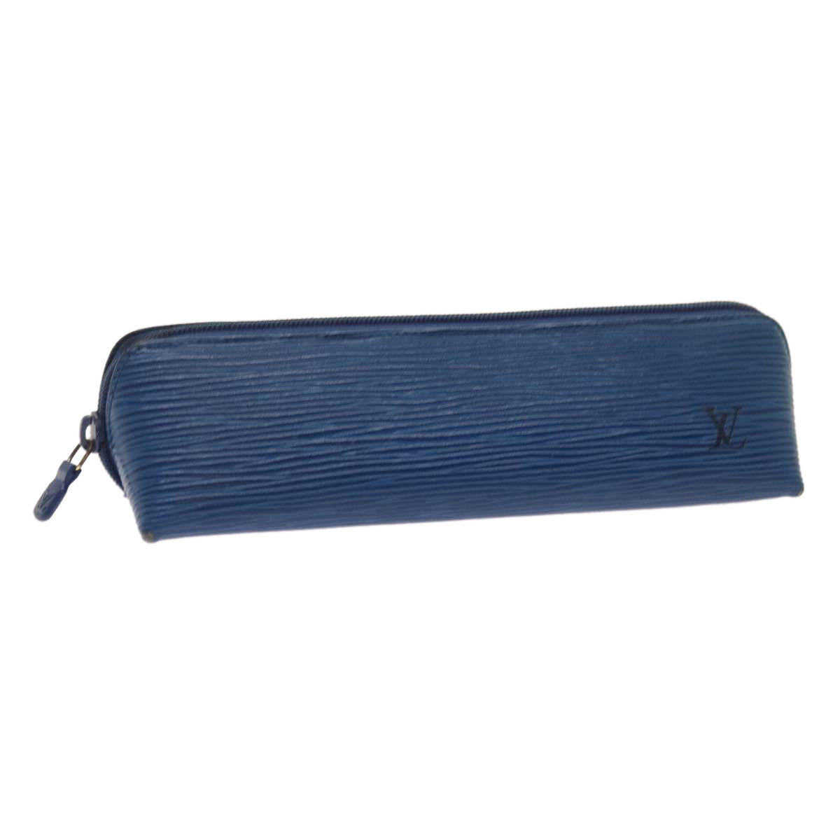 LOUIS VUITTON Epi Trousse Crayons Pen Case Blue M56545 LV Auth 69231