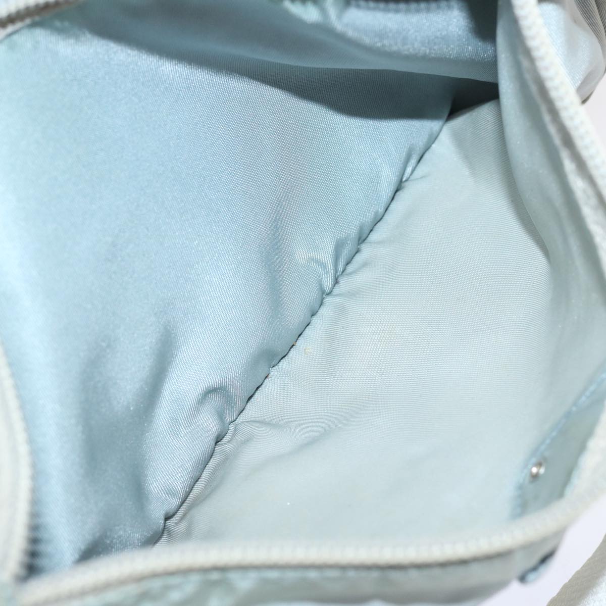 PRADA Shoulder Bag Nylon Light Blue Auth 69234