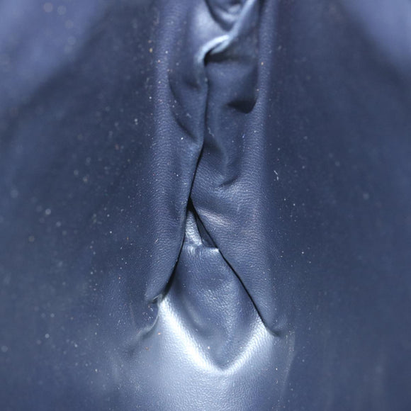 CELINE Macadam Canvas Clutch Bag Navy Auth 69236