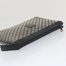 CELINE Macadam Canvas Clutch Bag Navy Auth 69236-5