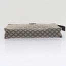 CELINE Macadam Canvas Clutch Bag Navy Auth 69236-6