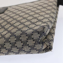 CELINE Macadam Canvas Clutch Bag Navy Auth 69236-8