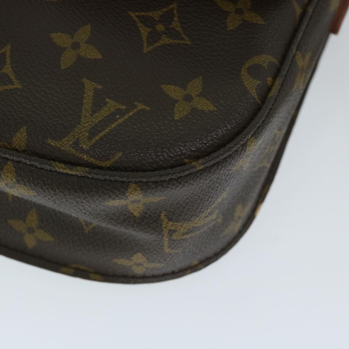 LOUIS VUITTON Monogram Saint Cloud GM Shoulder Bag M51242 LV Auth 69245