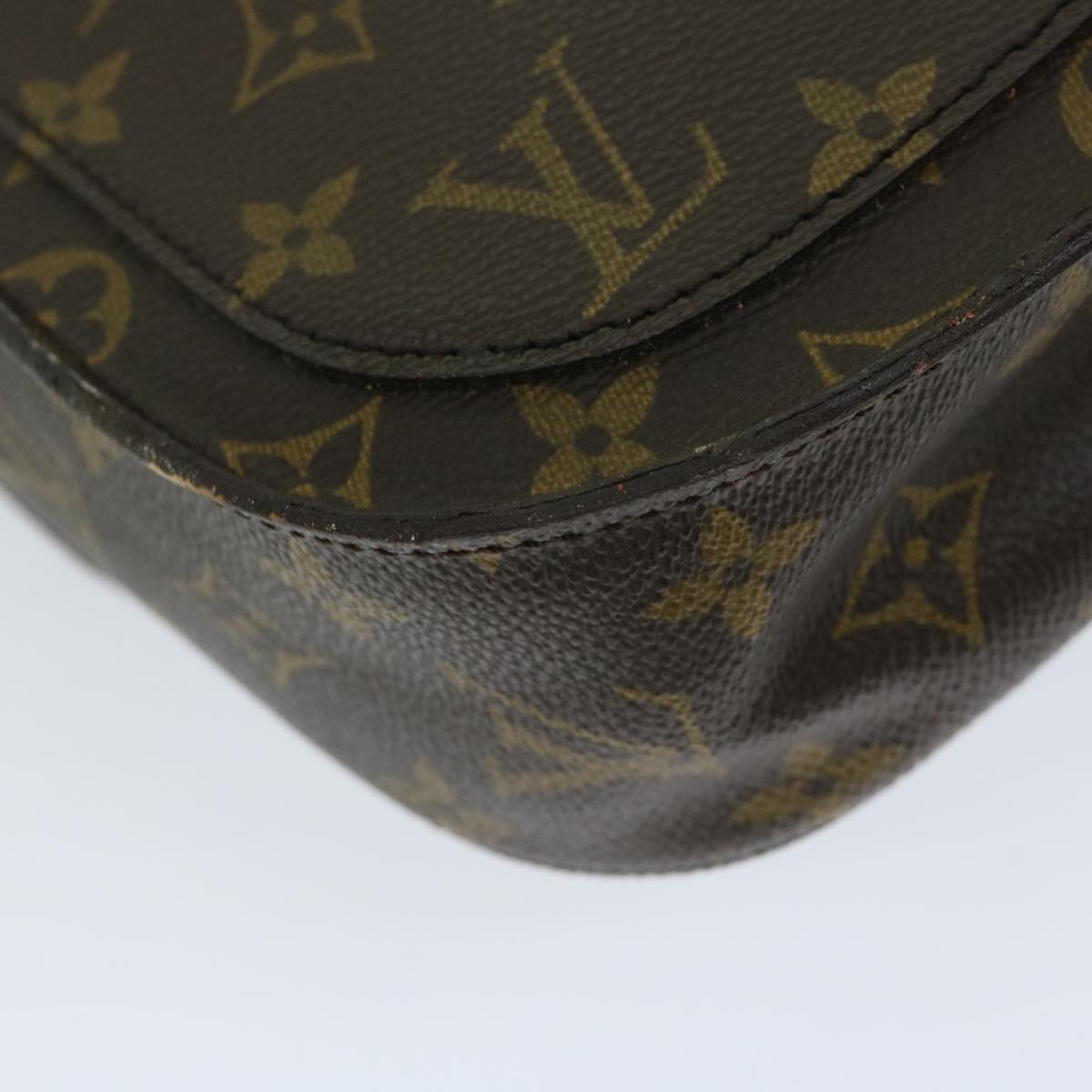 LOUIS VUITTON Monogram Saint Cloud GM Shoulder Bag M51242 LV Auth 69245