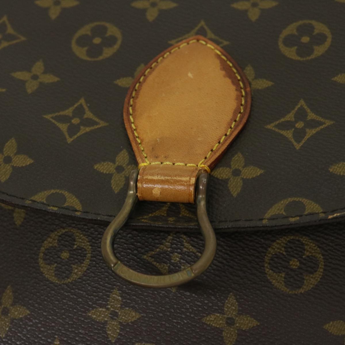 LOUIS VUITTON Monogram Saint Cloud GM Shoulder Bag M51242 LV Auth 69245