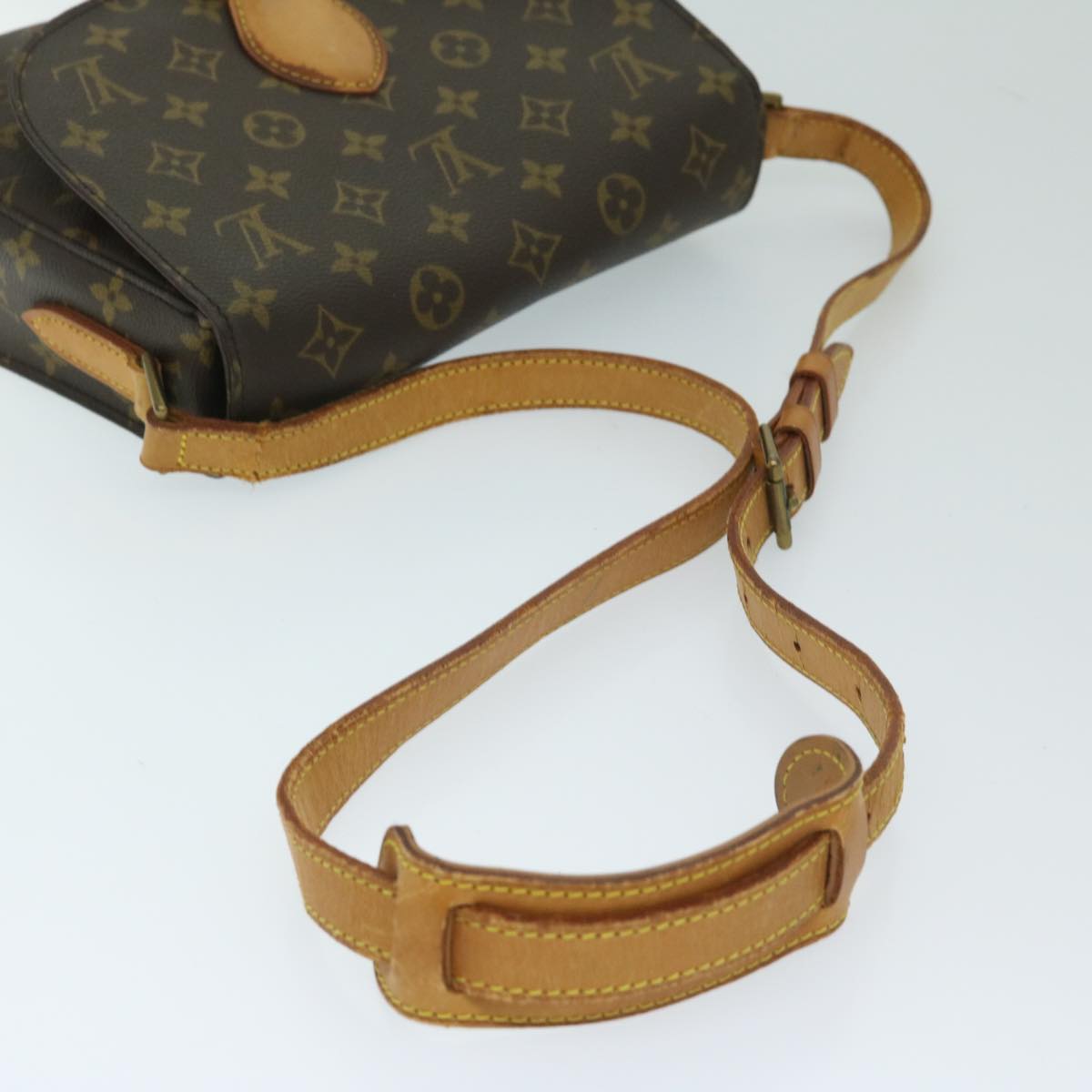 LOUIS VUITTON Monogram Saint Cloud GM Shoulder Bag M51242 LV Auth 69245