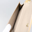 LOUIS VUITTON Monogram Vernis Motto Accessory Pouch Beige M91136 LV Auth 69248-10