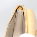 LOUIS VUITTON Monogram Vernis Motto Accessory Pouch Beige M91136 LV Auth 69248-21