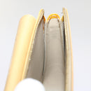 LOUIS VUITTON Monogram Vernis Motto Accessory Pouch Beige M91136 LV Auth 69248-22