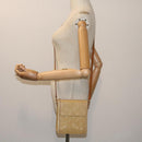 LOUIS VUITTON Monogram Vernis Motto Accessory Pouch Beige M91136 LV Auth 69248-23