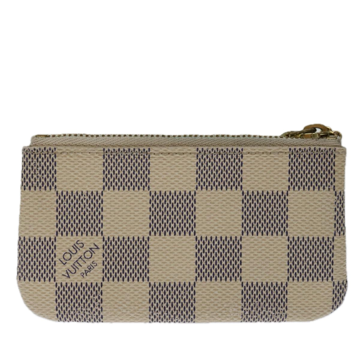 LOUIS VUITTON Damier Azur Pochette Cles Coin Purse N62659 LV Auth 69263 - 0