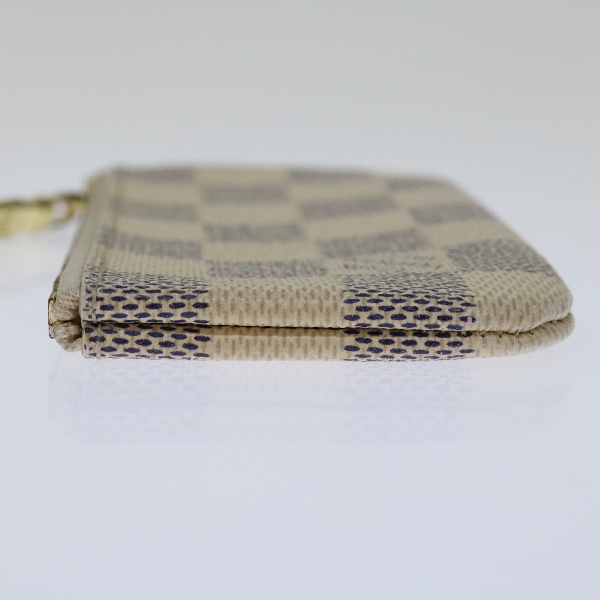 LOUIS VUITTON Damier Azur Pochette Cles Coin Purse N62659 LV Auth 69263