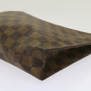LOUIS VUITTON Damier Ebene Poche Toilette 26 Pouch N47543 LV Auth 69267-15