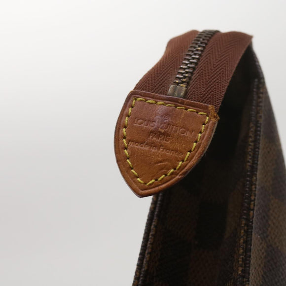 LOUIS VUITTON Damier Ebene Poche Toilette 26 Pouch N47543 LV Auth 69267