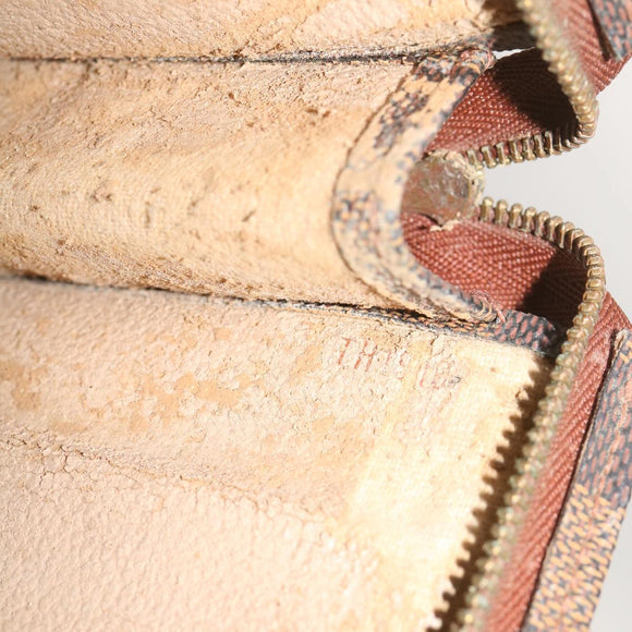 LOUIS VUITTON Damier Ebene Poche Toilette 26 Pouch N47543 LV Auth 69267