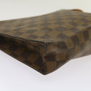 LOUIS VUITTON Damier Ebene Poche Toilette 26 Pouch N47543 LV Auth 69267-14