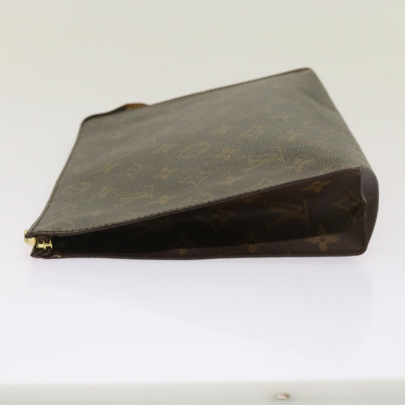 LOUIS VUITTON Monogram Poche Toilette 26 Pouch M47542 LV Auth 69268